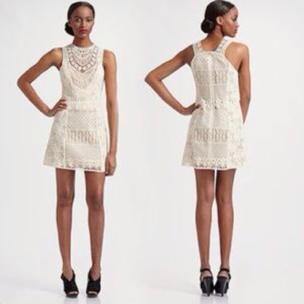Nanette Lepore lace dress sz 12